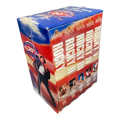 The Complete Rocky Collection 20th Anniversary VHS Set Rocky 1-5 Stallone NEW - Image 1 of 4