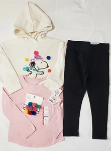 ALL NWT LOT Girl's Size 4 Hoodie* Shirt* Leggings*Hair Bands Outfit - Picture 1 of 10