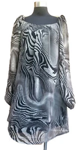 Ladies Grey Shift Dress By AX Paris Size 8 - Picture 1 of 6