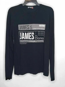 L&G Lagos Men's T-Shirt Long Sleeve James Bond 72 Navy Size XL Jazz Festival - Picture 1 of 4