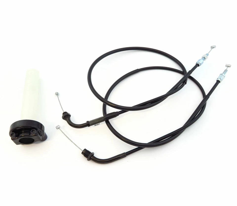 Juego de cables de acelerador carcasa negra - cables Honda CB350F CB400F CB500 CB550 CB750 Foto 1 de 1