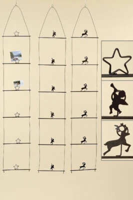 Kartenhalter / Fotohalter  RENTIER/ HIRSCH  Weihnachten bis max Größe 15x18  - Bild 1 von 2