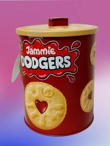 Mini lata de galletas coleccionable roja premium 120 g - recuerdo de almacenamiento de bocadillos de regalo - Imagen 1 de 16