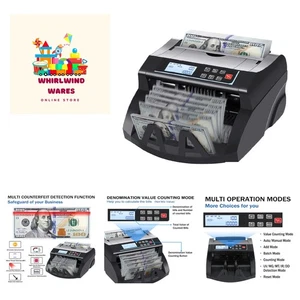 Money Counter Machine Count Value for  Dollar only,UV/MG/MT/IR/DD Detection B... - Picture 1 of 10