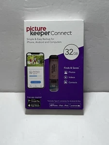 🔥 Picture Keeper Connect 32GB Iphone Android Photo Backup USB 🔥 - Photo 1/2