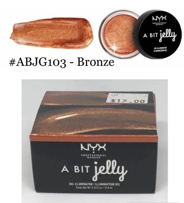 NYX A Bit Jelly Gel Illuminator - #ABJG103 Bronze - 0.53 fl oz - Seal Stickers - Image 1 of 4
