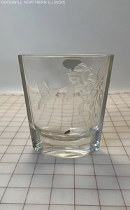 Floral Humming Bird Teleflora Vase 24% Lead Crystal - Picture 1 of 4