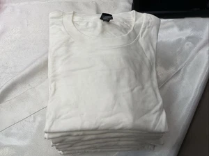 Weißes T-Shirt 10 davon zum Seidenscreenen große Größe - Bild 1 von 2