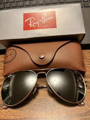 雷朋 RB3026 62 毫米银色框架带银色镜面镜片。 — 第 1/4 张图片