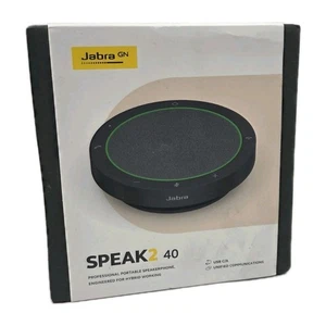 Jabra Speak2 40 Haut-parleur portable 4 micros antibruit gris foncé - Photo 1/3
