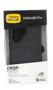 Otterbox Defender Case for Galaxy S23 Ultra Black - Picture 1 of 5