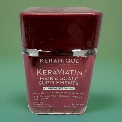 Keranique KeraViatin Hair & Scalp Health Supplement 60 Softgels - Image 1 of 3