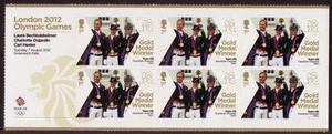 GREAT BRITAIN LONDON 2012 DRESSAGE TEAM MINIATURE SHEET UM.MNH OLYMPICS - Picture 1 of 1