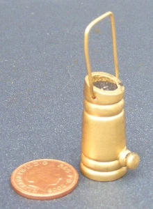 Dolls House Wooden Scuttle With Real Coal 1:12 Scale Miniature Fireplace tumdee - Picture 1 of 6