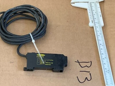 Banner Glass Fiber Optic Sensor 2m Cable 10-30VDC SPST NPN P/N D12EN6FV - Image 1 of 4