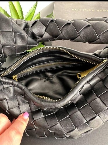 Bottega Veneta mini Jadie Intrecciato al Nero