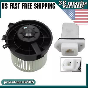 For Nissan Rogue 08-13 Sentra Rogue Select A/C Heater Blower Motor and Resistor - Picture 1 of 8
