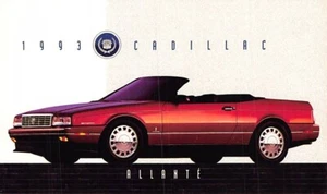 Postkarte ADV: 1993 Cadillac Sevilla Cabrio Auto Anzeige, unverpostet 4x6 - Bild 1 von 2