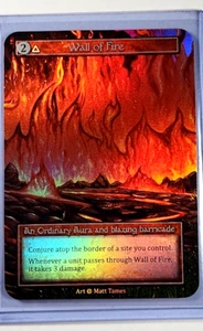 Arte de pared de fuego alfa ordinario de papel de aluminio de Matt Tames de Matt Tames - Imagen 1 de 3