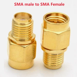 Adaptateur connecteur coaxial haute fréquence SMA mâle vers SMA femelle SMA-JK (50 ohms) - Photo 1/10