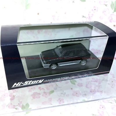 Hi Storia 1/43 SUZUKI CULTUS 1300 Gt-I (1987) Nero/Silver HS360BK2 44161 Japan - Immagine 1 di 4