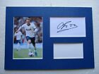 Tottenham Hotspur   Spurs Christian Eriksen Hand Signed A4 Mounted Card And Photo