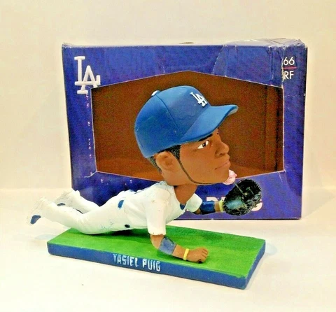 Used and Previously Displayed - Yasiel Puig 2015 Dodgers Bobblehead SGA Cover