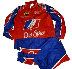 Cal Naughton Racing Driver Old Spice Racing Jacket Pants Set L Large Costume - Picture 1 of 6
