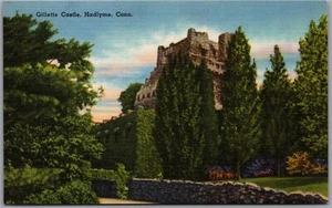 Postcard Hadlyme Connecticut Gillette Castle East Haddam - Bild 1 von 2