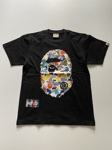 multicolor bape shirt