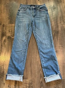 Jeans GUC donna junior Judy blu, JB88357 vestibilità elasticizzata con polsini, taglia: 9/29 - Foto 1 di 7