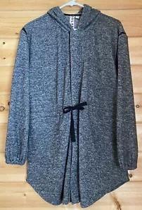 Anthropologie Dolan Left Coast Größe XS Lena Reißverschluss vorne Cinch Taille Tunika Hoodie - Bild 1 von 17