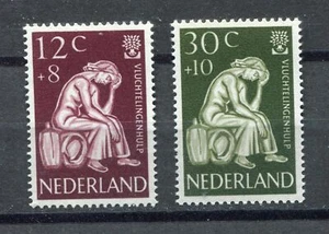 A4595) Netherlands Niederlande 1960 Refugee MNH 2v - Bild 1 von 1