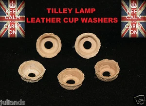 TILLEY LAMP CUP WASHERS X 5 TILLEY PUMP WASHERS PARAFFIN LAMP PARTS SERVICE KIT - Picture 1 of 4