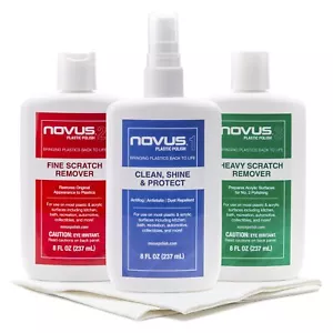 -PK1-8 | Plastic Clean & Shine #1, Fine Scratch Remover #2, Heavy Scratch Rem... - Picture 1 of 7