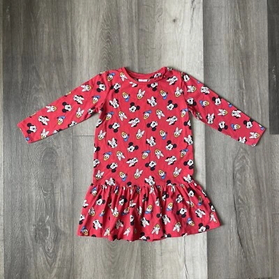 Vestido Disney Minnie Mickey Donald Daisy at George Niñas 5-6 Años Altura 110-116 Foto 1 de 4