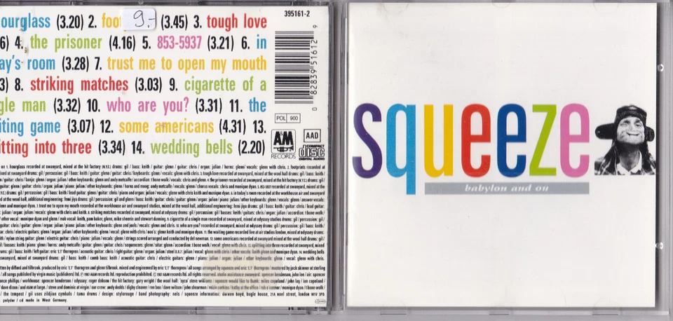 Squeeze -Babylon And On- CD A&M Records - Bild 1 von 1