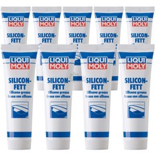 9x100g LIQUI MOLY 3312 Silicon-Fett transparent Schmierung Schmierfett