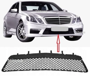 GRIGLIA PARAURTI ANTERIORE CENTRALE INFERIORE PER MERCEDES-BENZ CLASSE E W212 2009-2013 - Foto 1 di 6