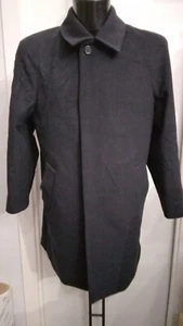 OBERON CAPPOTTO MISTO CASHMERE usato Uomo Man Blu Tg 48 PGS482PI - Picture 1 of 10