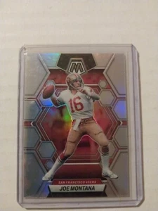Mosaico Panini 2023 - Prizm argento #217 Joe Montana 49ers HOF - Foto 1 di 2