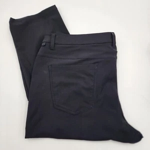 Pantalone Lululemon Uomo ABC Classico 36”x34,5 Nero Warpstreme Performance Golf LEGGI - Foto 1 di 10