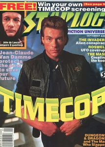 September 1994 Issue #206 Starlog Magazine Timecop Cover - Foto 1 di 2