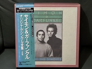Simon & Garfunkel Japan Complete MONO 7'' Singles OBI Box Set NearMint condition - Picture 1 of 6