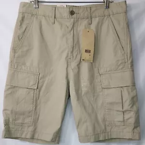 Levi's Cargo Uomo Cargo Corto Taglia 32 Cachi Nuovo con etichette - Foto 1 di 11