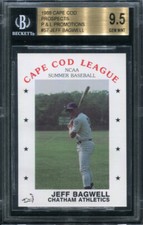 1988 P & L PROMOTIONS CAPE COD PROSPECTS #57 JEFF BAGWELL BGS 9.5 (7371) ROOKIE