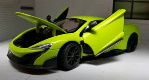 McLaren 675LT Mantis Green 2015 Welly Diecast 1:24 Scale Diecast Model Car - Picture 1 of 9