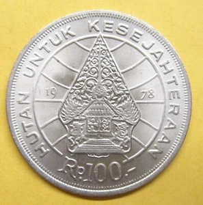 Indonesia 1978 100 rupias echa un vistazo - Imagen 1 de 2