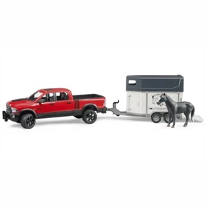 BRUDER 02501 RAM 2500 Power Wagon mit Pferdeanhänger - Bild 1 von 4