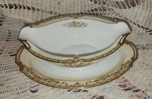 Vintage Noritake Nanarosa 682 China Gravy Boat - Picture 1 of 4